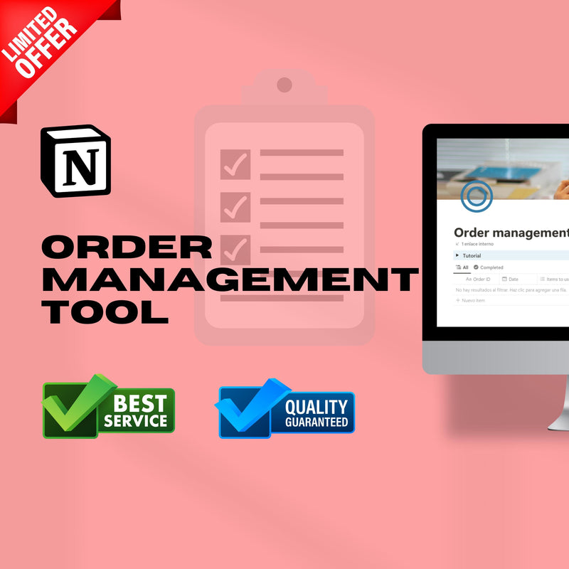 Order Management Notion Template