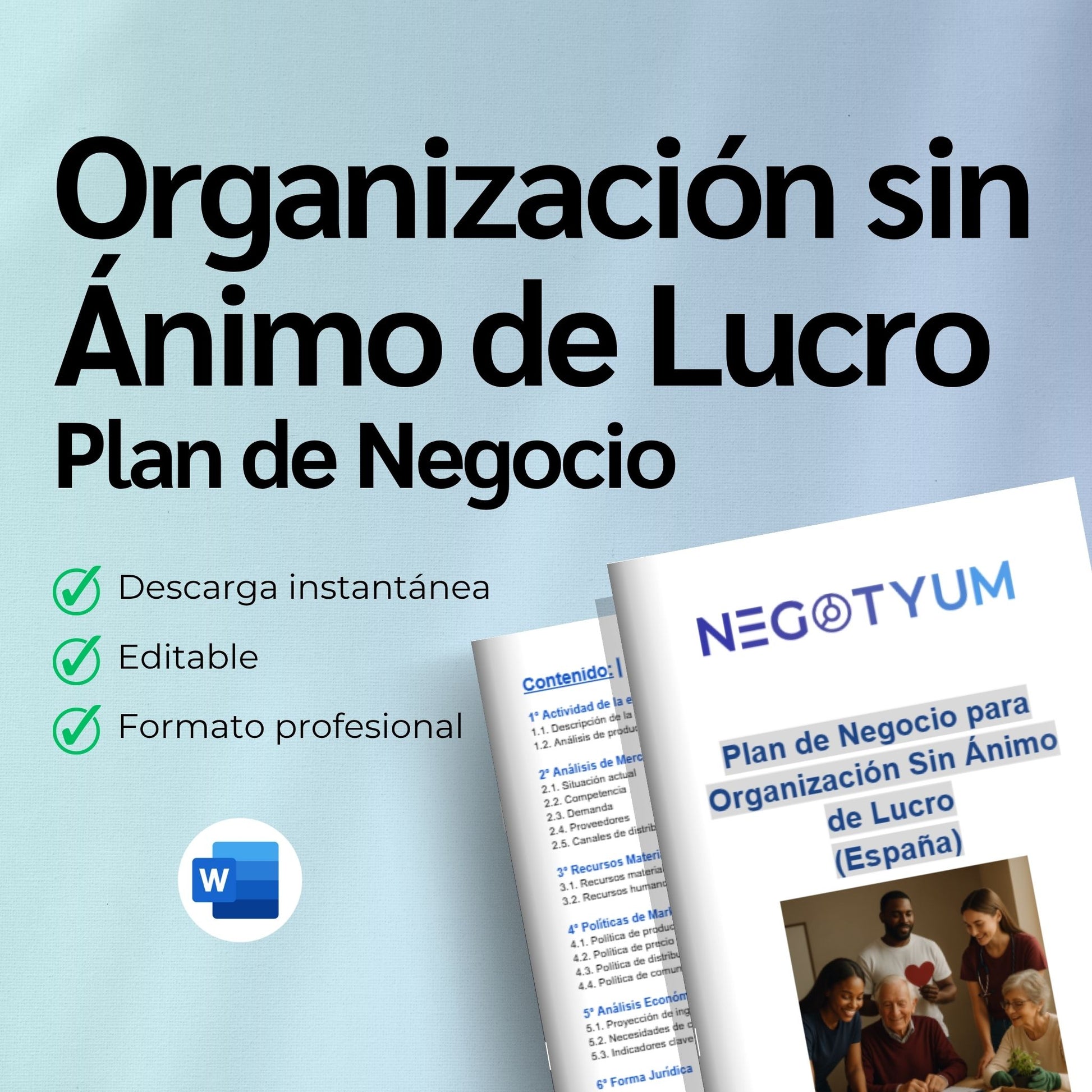 Organización Sin Ánimo de Lucro - Plan de Negocio