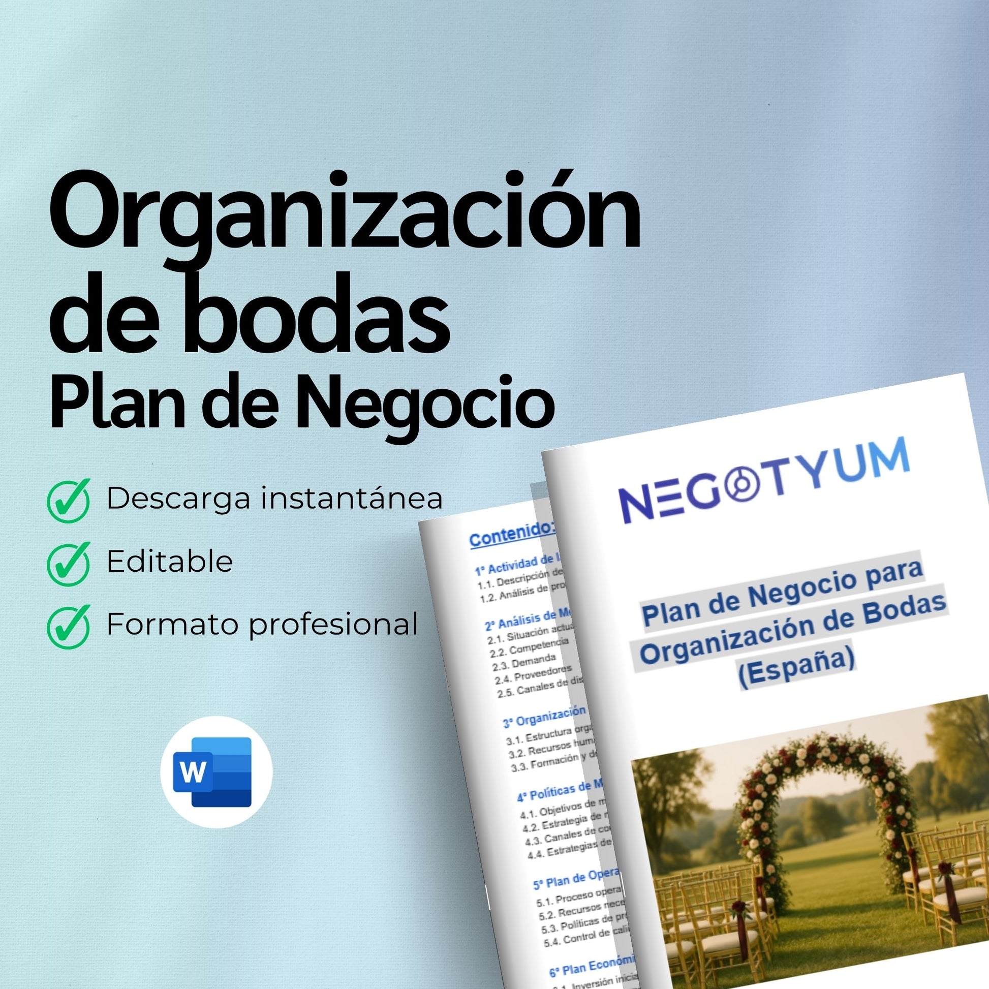 Organización de Bodas - Plan de Negocio