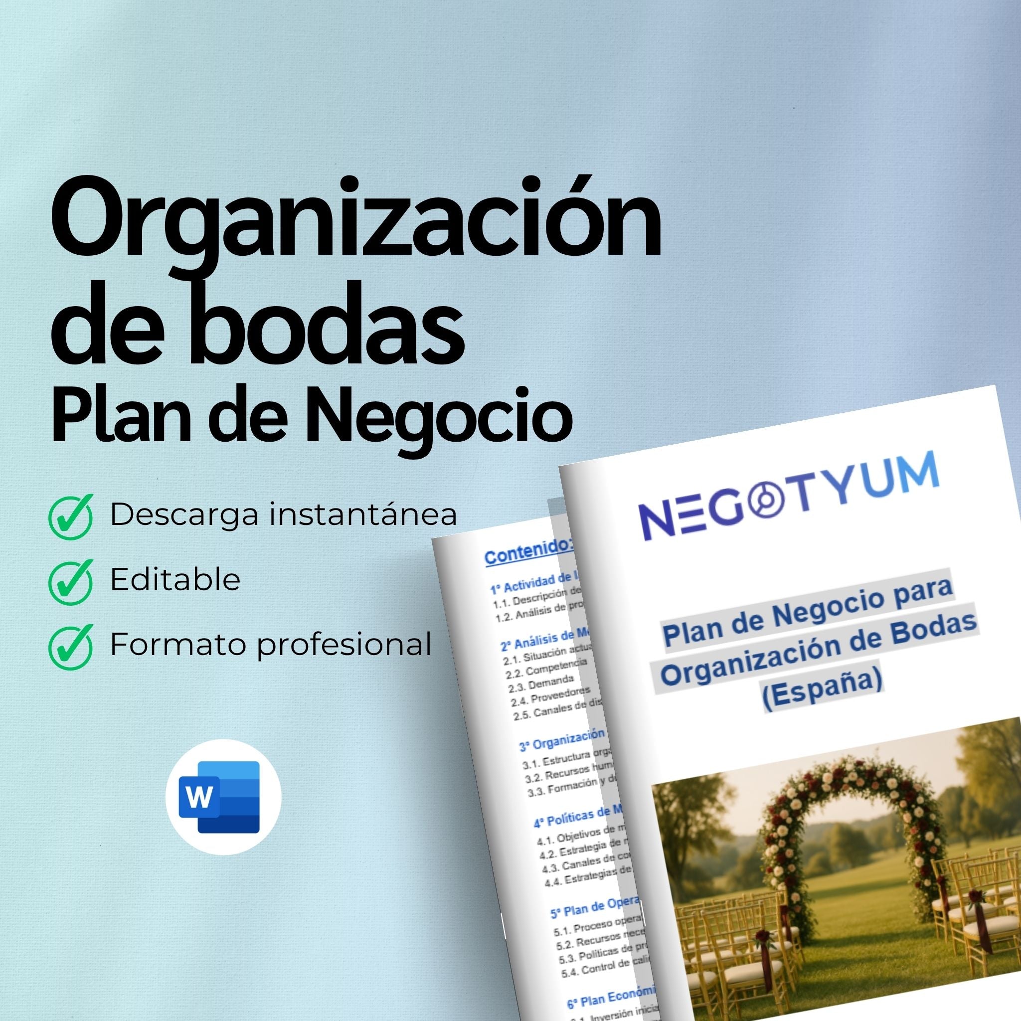 Organización de Bodas - Plan de Negocio