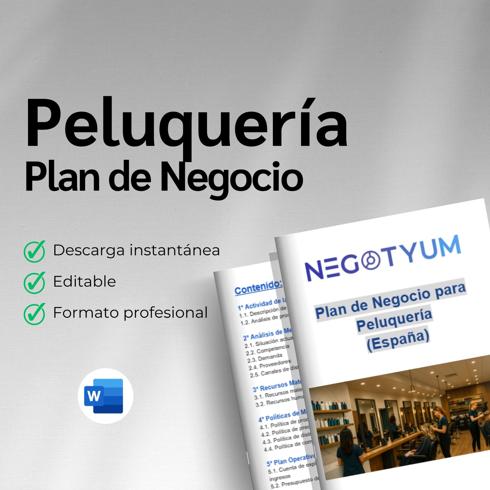 Peluquería - Plan de Negocio