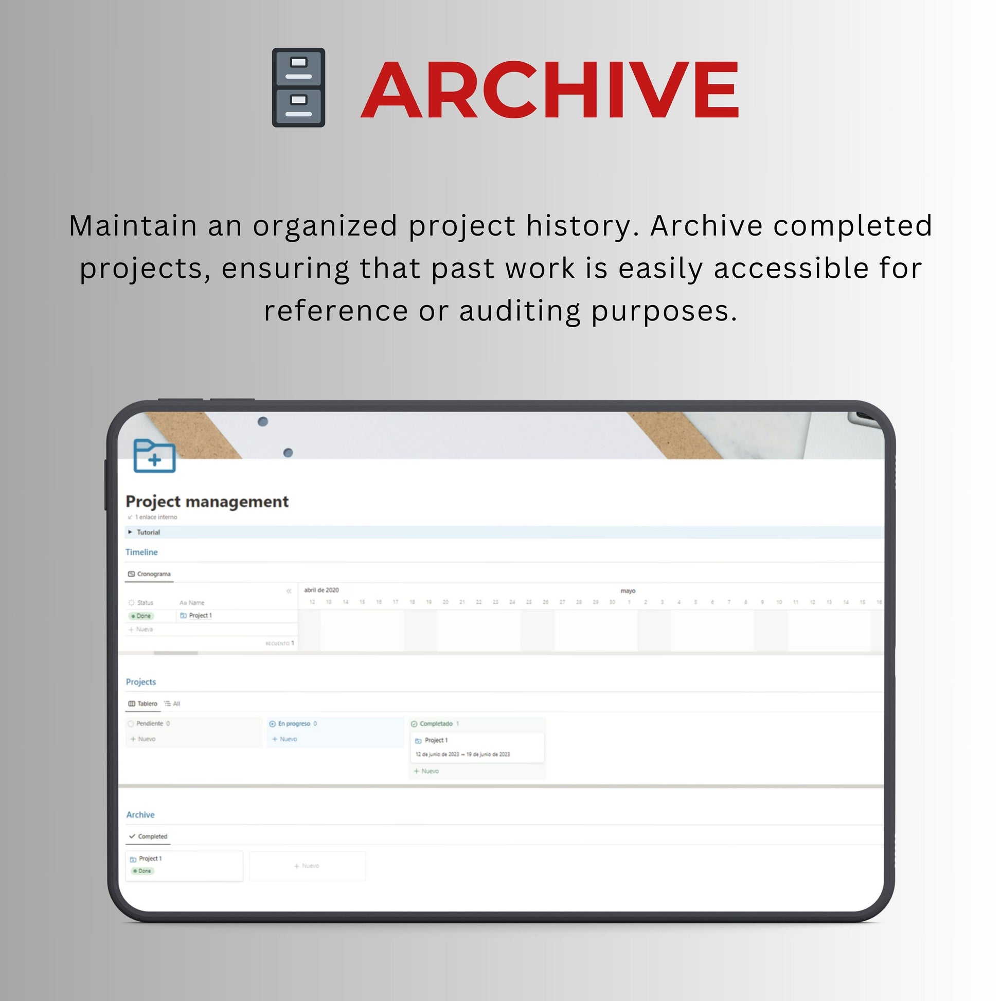 Project Management Notion Template | Tasks, Timeline & Teams