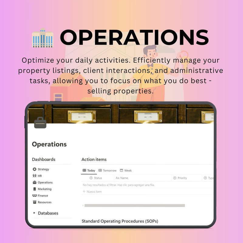 Real Estate Agent Notion Template | CRM, Listings & Deals