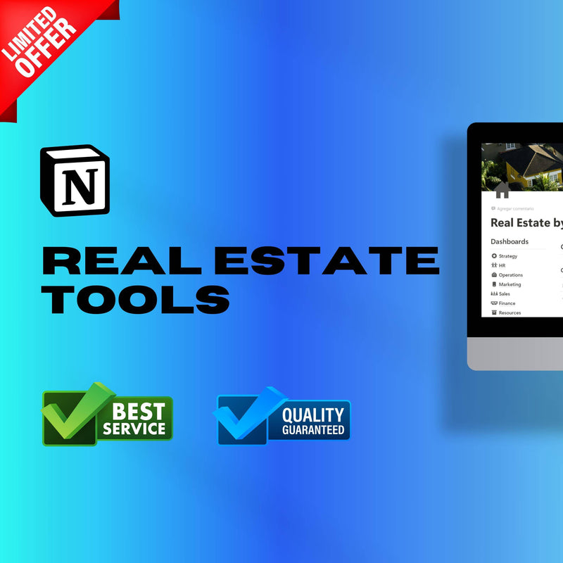 Real Estate Notion Template | Property Listings, CRM & Client Tracker