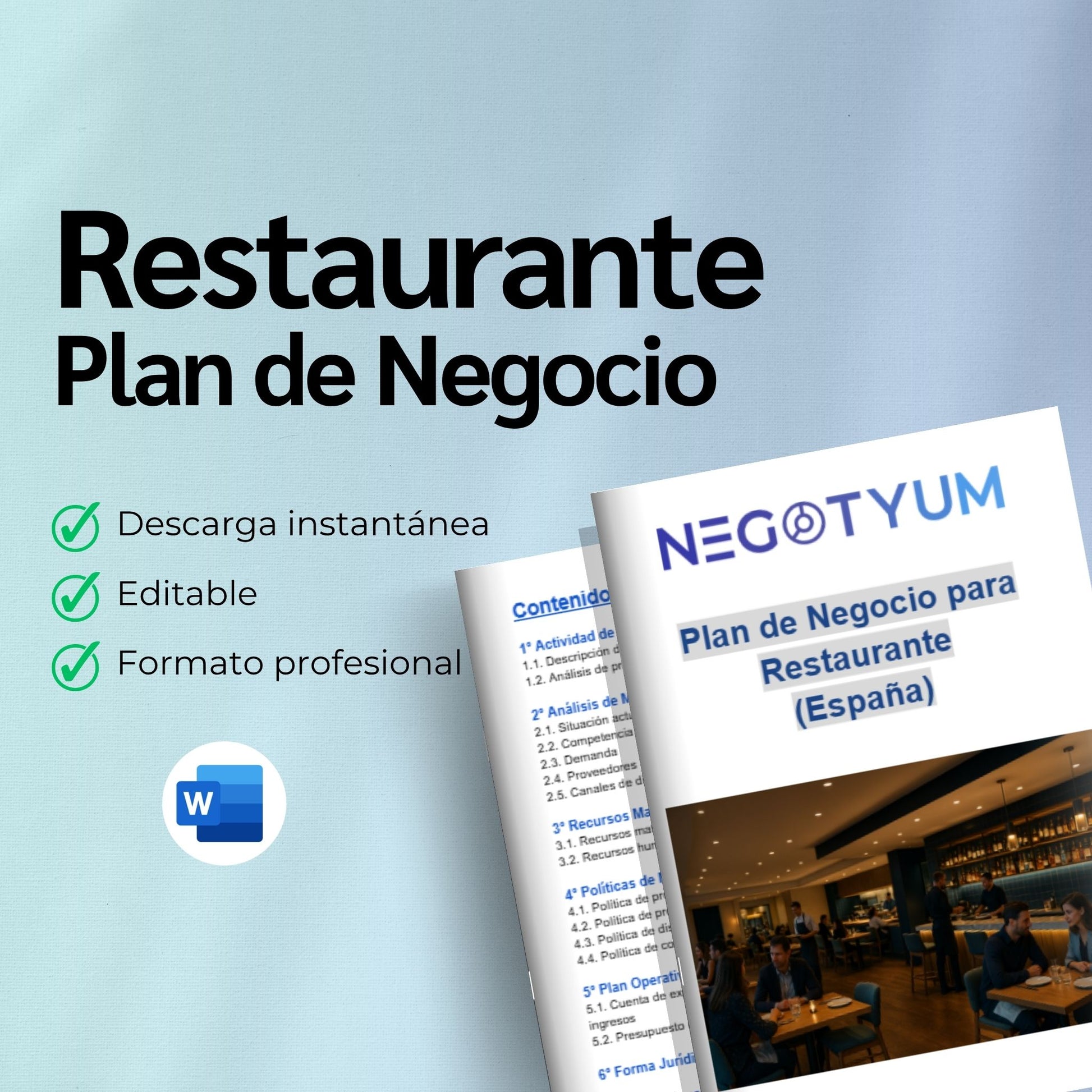 Restaurante - Plan de Negocio