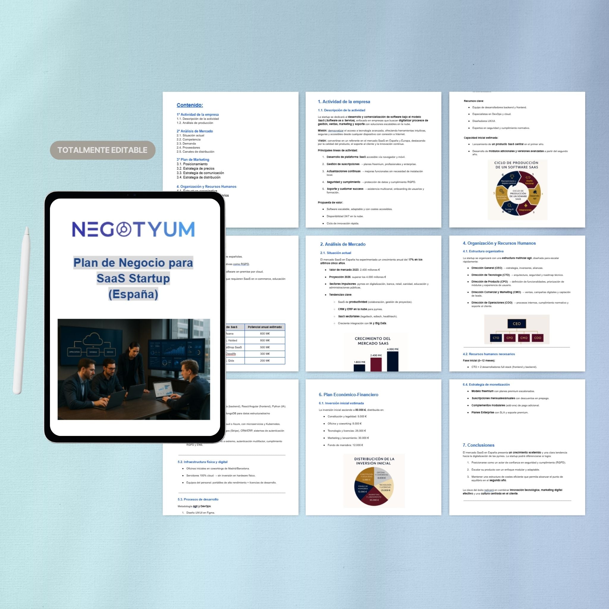 SaaS Startup - Plan de Negocio