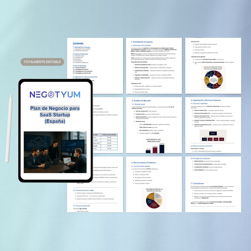 SaaS Startup - Plan de Negocio