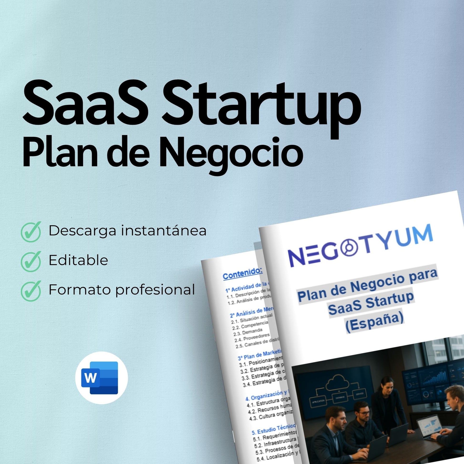 SaaS Startup - Plan de Negocio