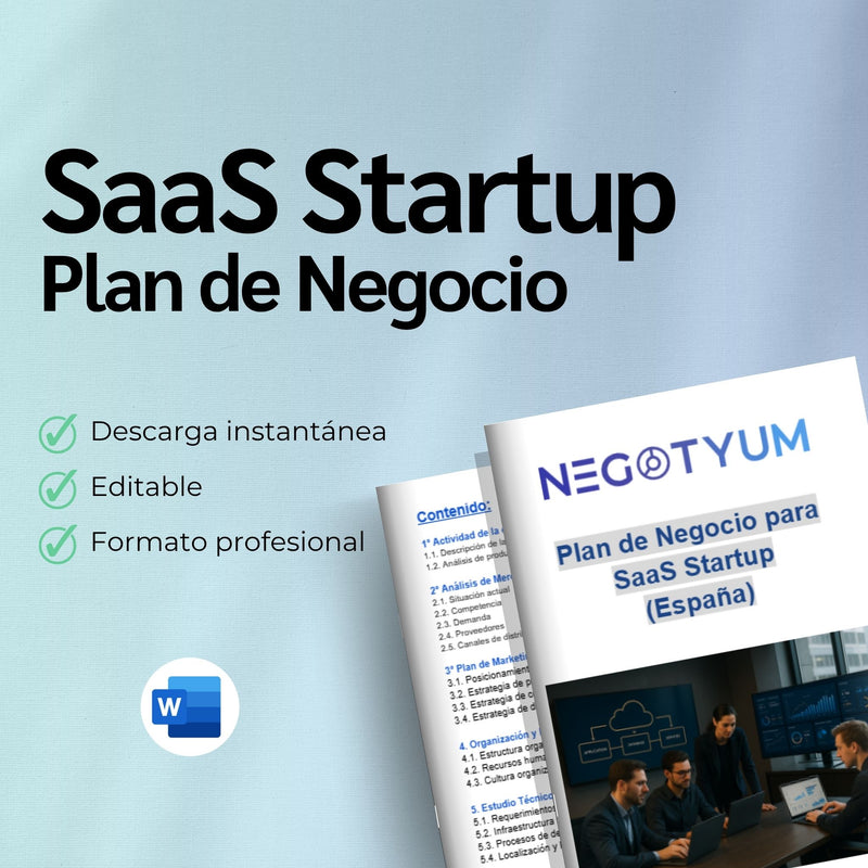 SaaS Startup - Plan de Negocio