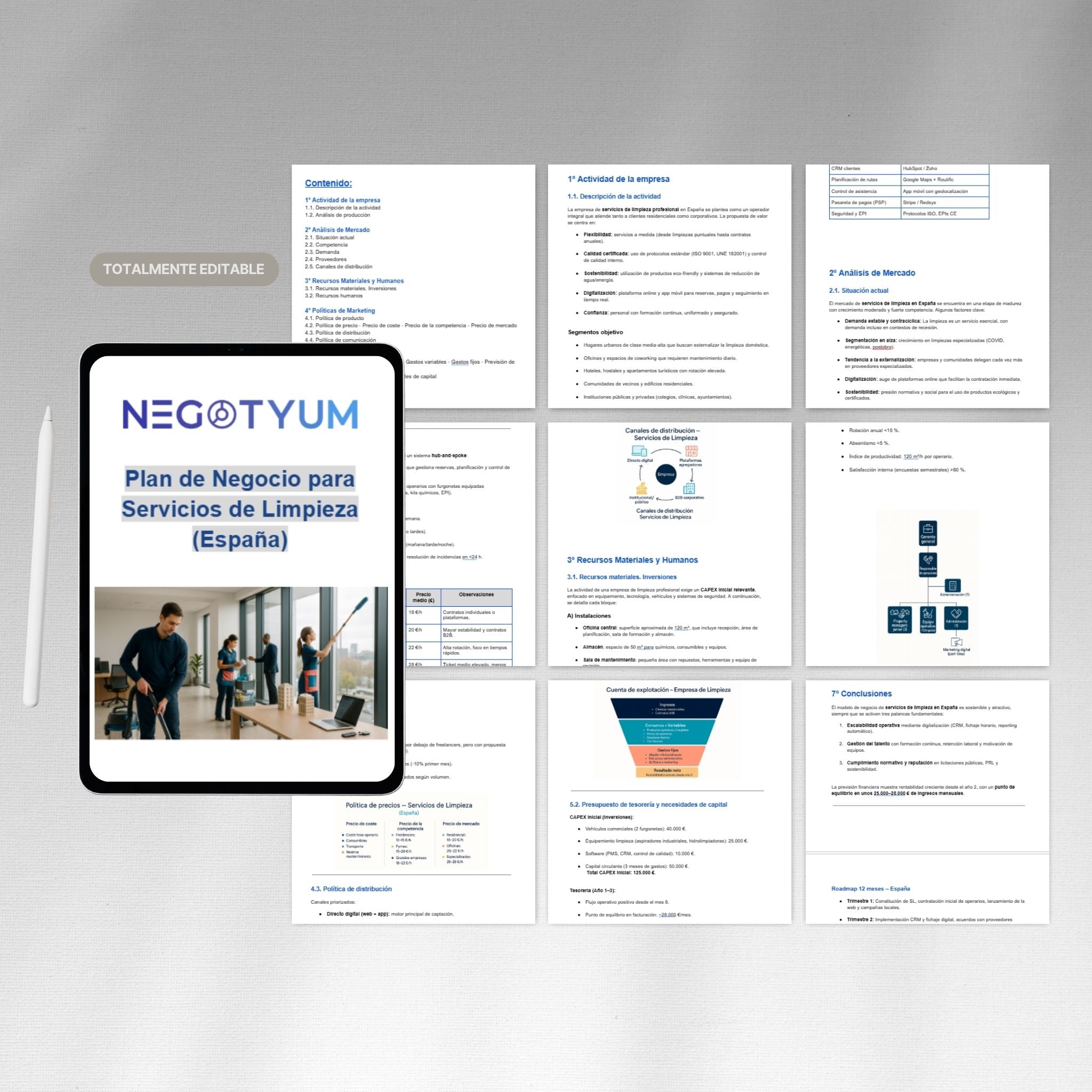 Servicios de Limpieza - Plan de Negocio