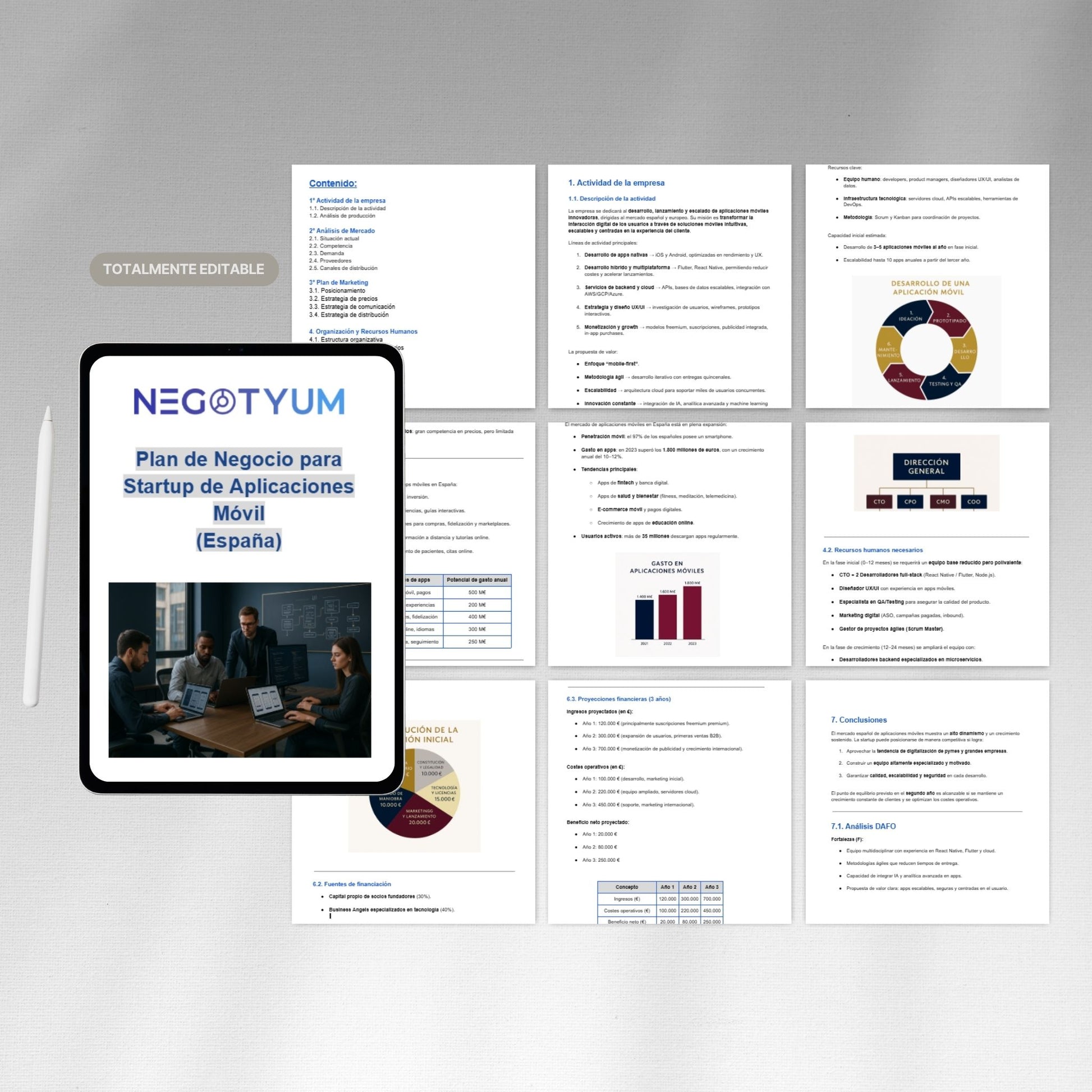 Startup de Aplicación Móvil - Plan de Negocio