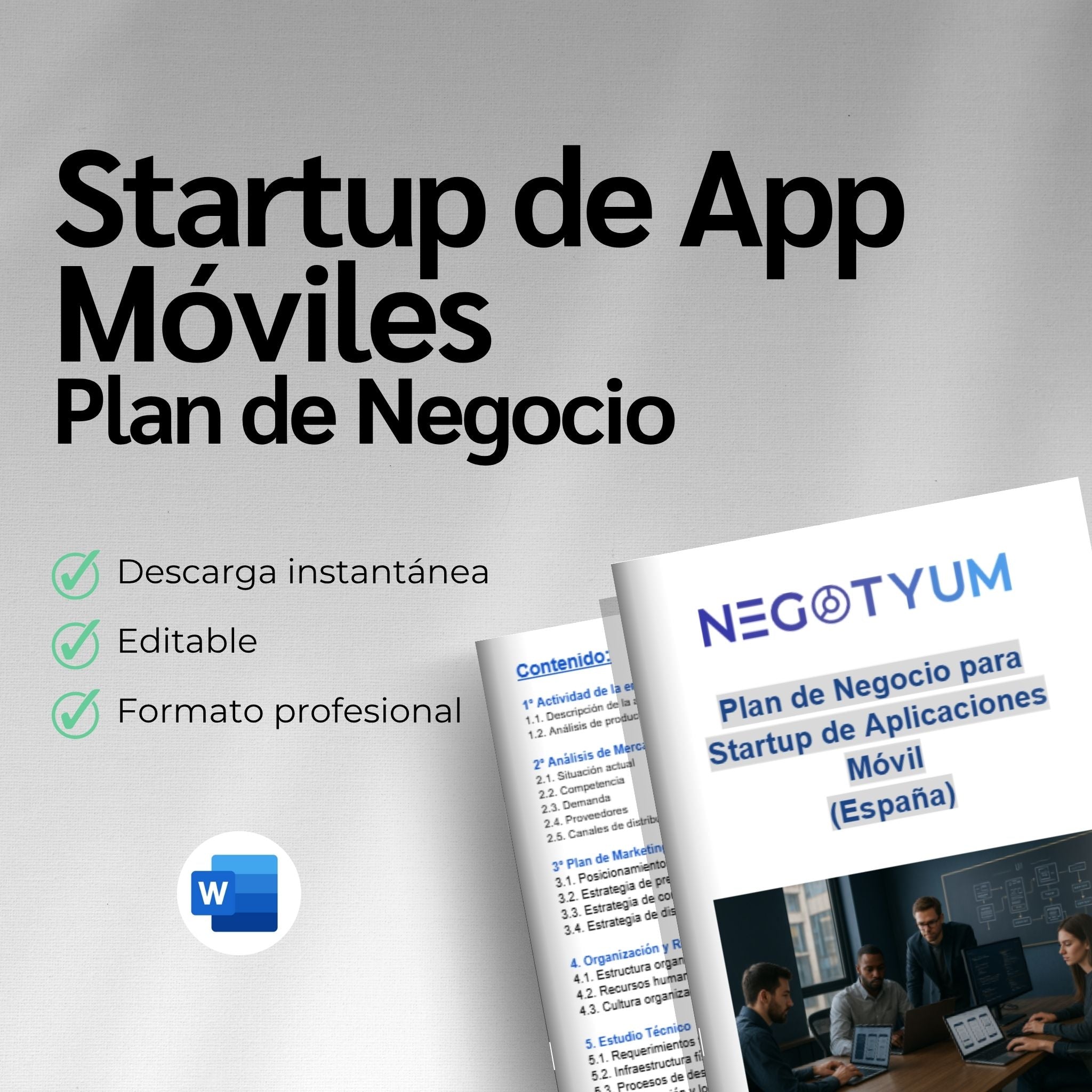 Startup de Aplicación Móvil - Plan de Negocio