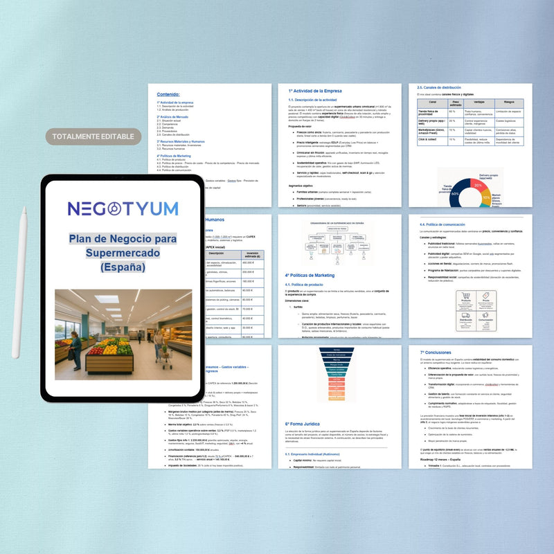 Supermercado - Plan de Negocio