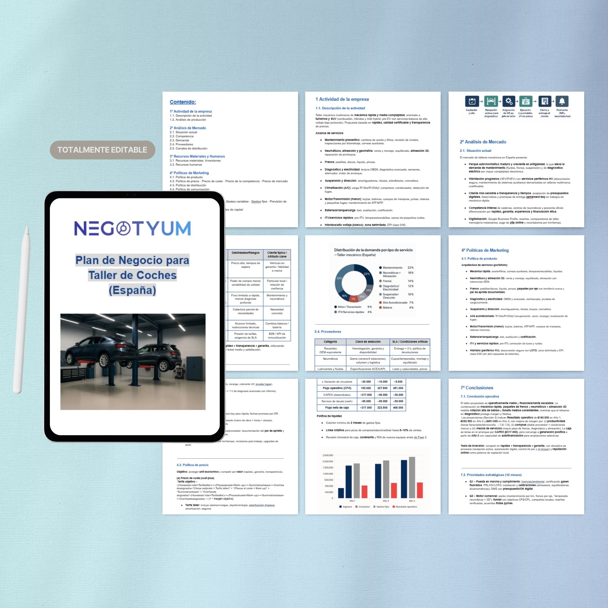 Taller de Coches - Plan de Negocio