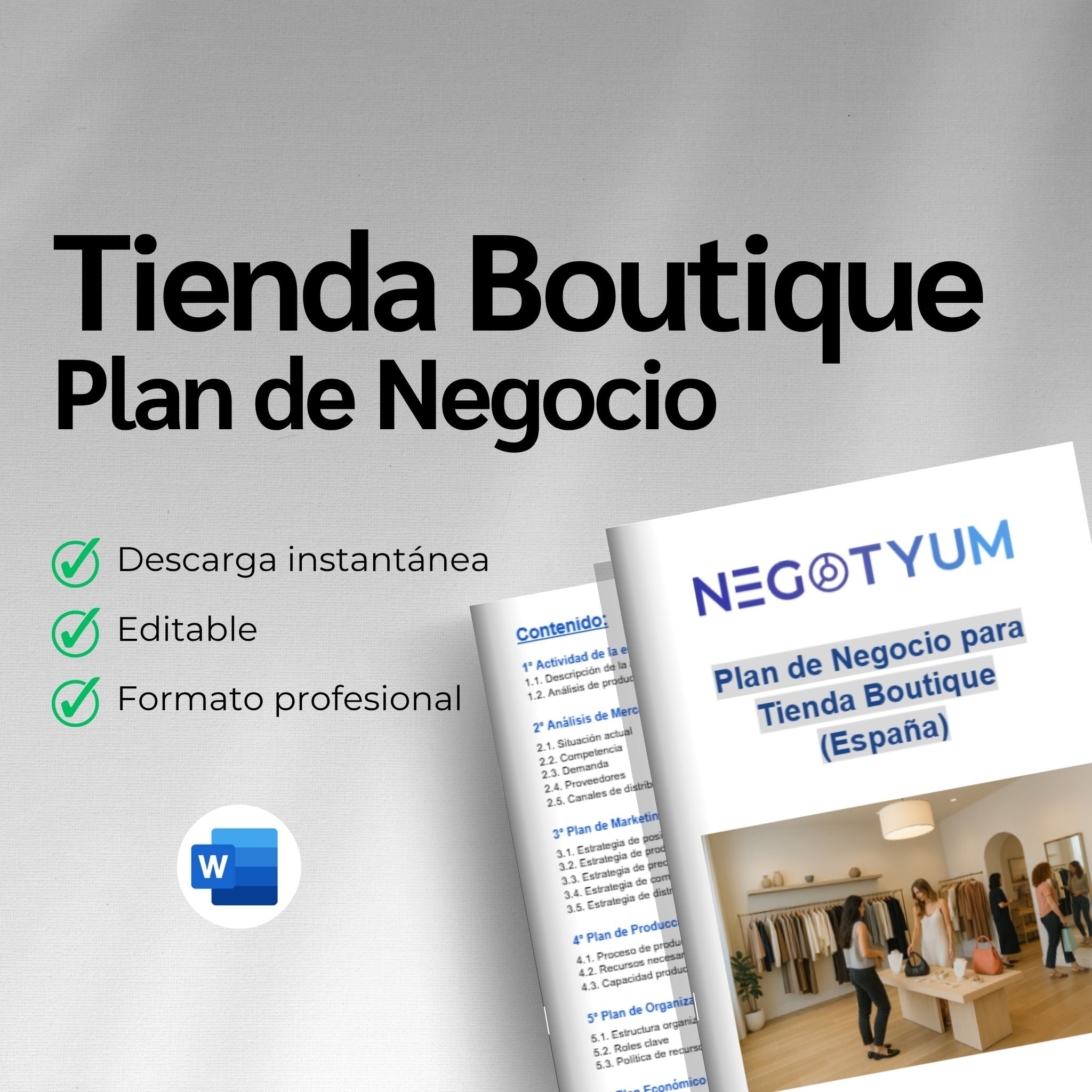 Tienda Boutique - Plan de Negocio