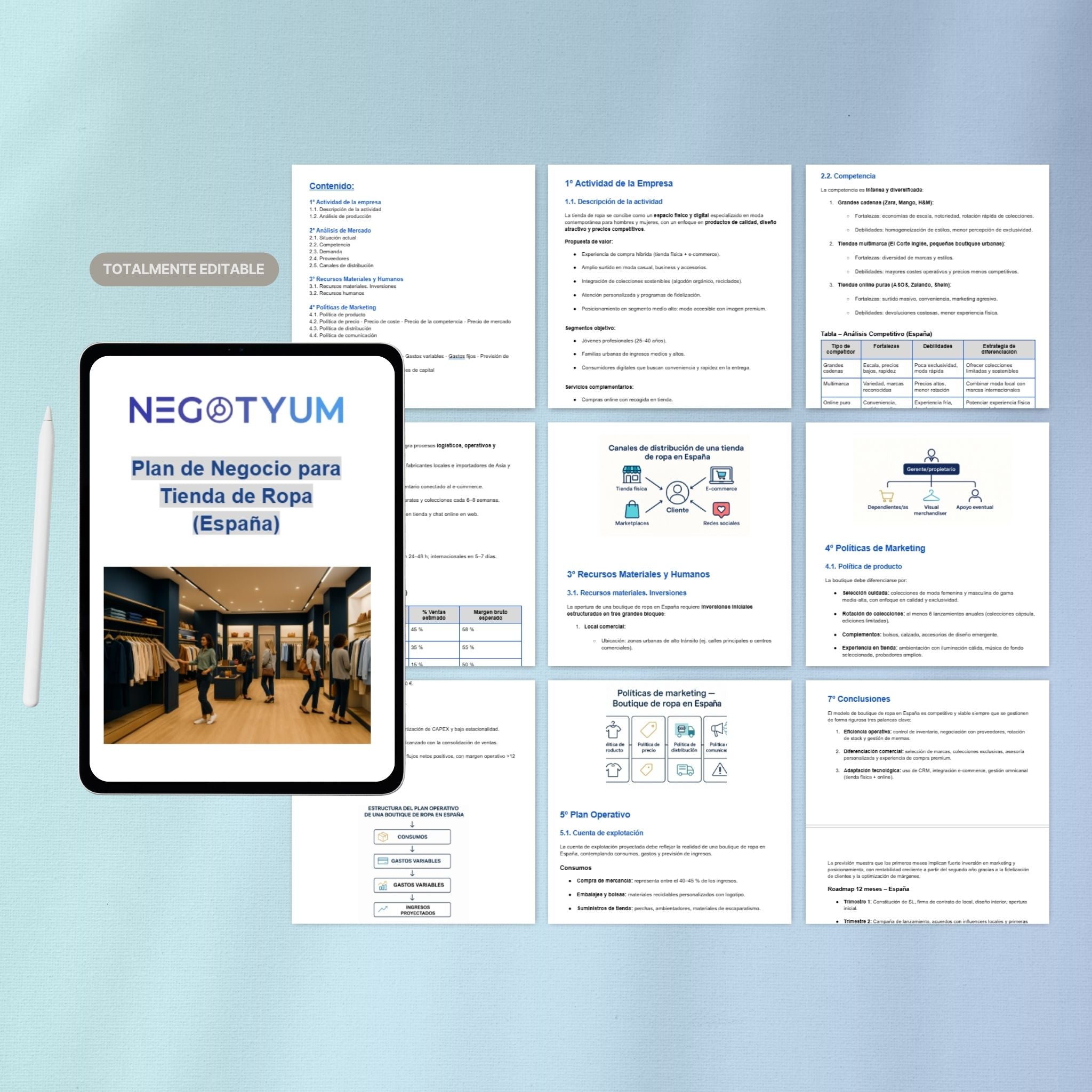 Tienda de Ropa - Plan de Negocio