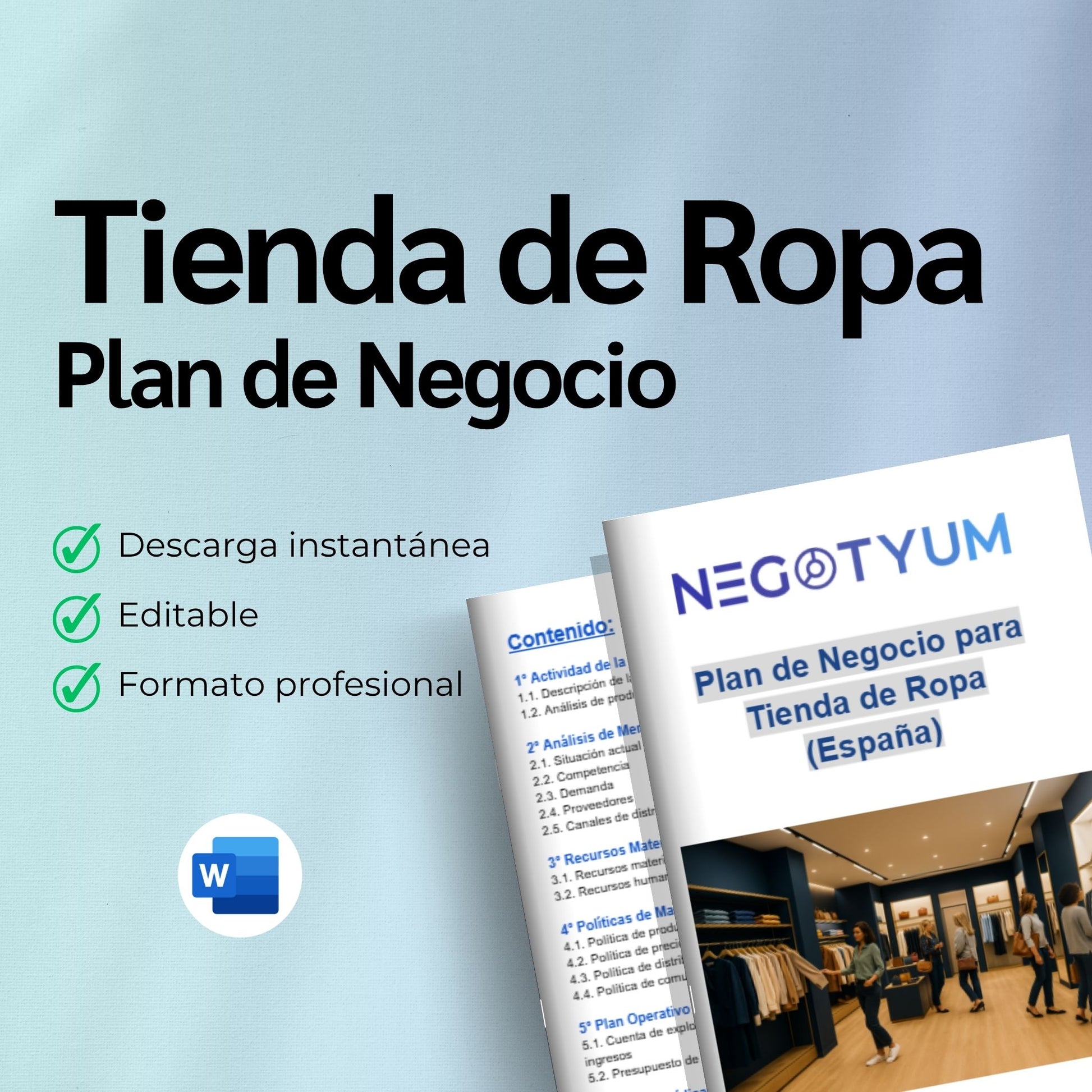 Tienda de Ropa - Plan de Negocio