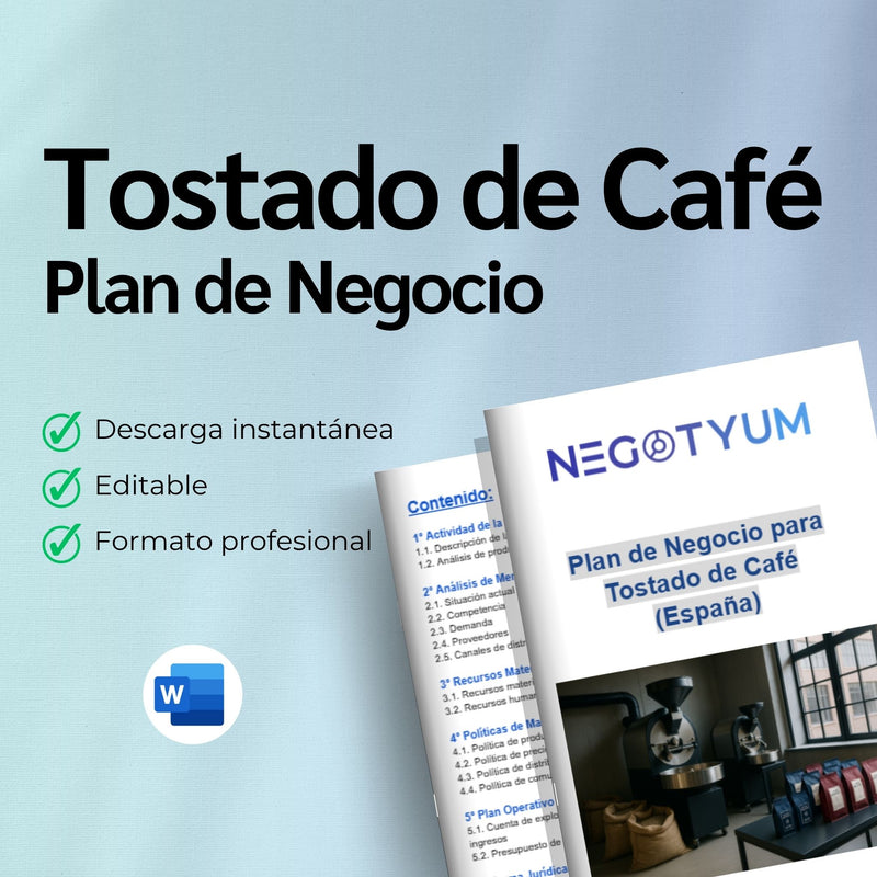 Tostado de Café - Plan de Negocio